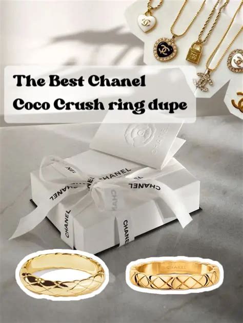 chanel coco crush ring dupe|large chanel inspired earrings.